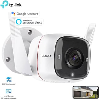 TP LINK - Camara De Seguridad Wifi Inteligente Exterior 3MP Voz Tapo C310