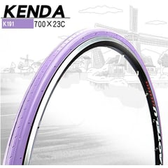 KENDA - Llantas Para Bicicleta Aro 700 x 23c Morado Aro 28 (2 und)