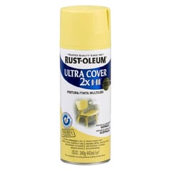 RUST OLEUM - Aerosol Multiusos Ultra Cover 2X Amarillo Satinado 340g