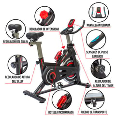 URBAN FIT - Bicicleta Spinning Potente V10K Cardiovascular - DH501V