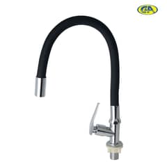 C&A - Llave Caño para Mueble Flexible Negro CA