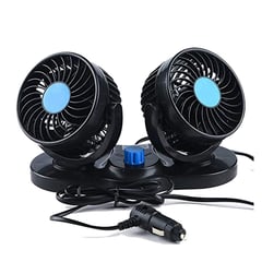 BUYPAL - Ventilador Auto 360 Turbo Giratorio Graduable Portatil 12v