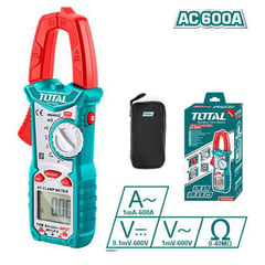 TOTAL TOOLS - PINZA AMPERIMÉTRICA AC 600A DIGITAL PREMIUM TOTAL -TMT46003