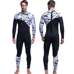 GENERICO - Wetsuit M Neopreno 3mm Negro Calaveras