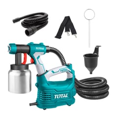 TOTAL TOOLS - PISTOLA PINTAR ELÉCTRICA 550W PINTURA CON COMPRESOR TOTAL