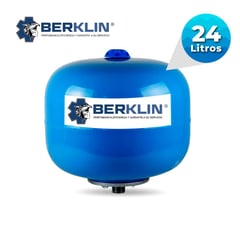 BERKLIN - TANQUE ESFERICO HIDRONEUMATICO DE 24 LT AZUL