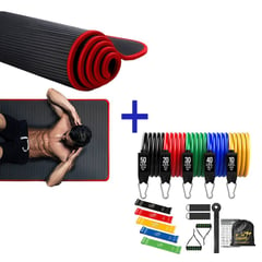 OEM - Pack entrenamiento Colchoneta mat Combo de resistencia