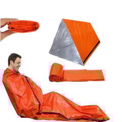 GENERICO - Manta Térmica Aluminio Supervivencia Reutilizable Campamento