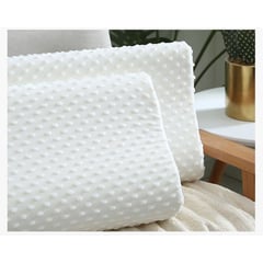 OEM - Par de Almohadas Viscoelásticas Memory Pillow con Funda