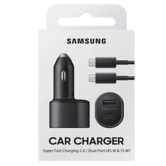 SAMSUNG - Cargador Auto 45W Súper Fast Charging 2.0