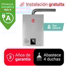 RHEEM - TERMA A GAS 21 L GN TIRO FORZADO