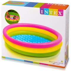 INTEX - - Piscina Inflable multicolor con base inflable