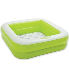 INTEX - Piscina recreativa inflable con base acolchada Verde