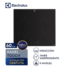 ELECTROLUX - Encimera Empotrable de Inducción 4 Zonas ETII60F7EOB