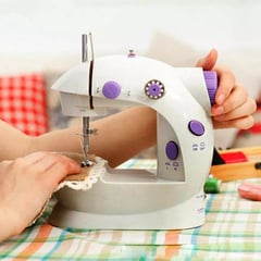 GENERICO - Mini maquina de coser portátil 4 en 1 - electrica