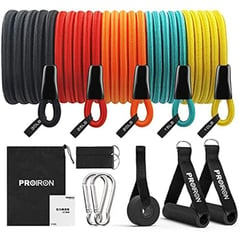 PROIRON - Set de 5 ligas de resistencia tubulares