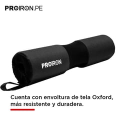 PROIRON - Almohadilla Para Barra - Negro