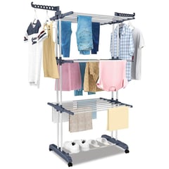 MINARI - Colgador de Ropa Tendedero Plegable 4 Niveles 50T -aleatorio