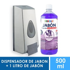 EXORIAM - Dispensador de jabón líquido 350 ml