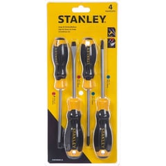 STANLEY - JUEGO 4 PIEZAS DESARMADOR CUSHION GRIP 60-040