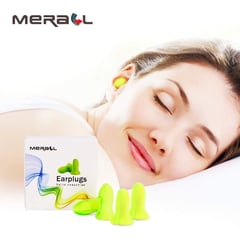 MERALL - Tapón para oídos aislante de ruido para dormir - amarillo