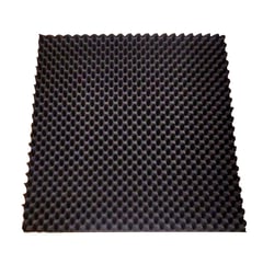 FOAM - ESPUMA ACUSTICA TIPO PERFILADA PUR NEGRO 1MT X 1MT X 2PULG