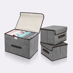 OEM - Organizador Elegante Caja de Almacenamiento Multifuncional Color Gris