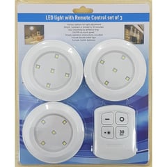 OEM - 3 Luz LED con Control Remoto Apagado Automatico 30min 2 Intensidades