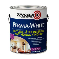 RUST OLEUM - ZINSSER PERMA-WHITE PINTURA LÁTEX BLANCO 1 GALÓN