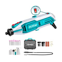 TOTAL TOOLS - MINI GRINDER ESMERIL TOTAL 130W ELÉCTRICO 109 PIEZAS PULIDO - TG513326