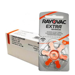 RAYOVAC - PILAS PARA AUDIFONOS MEDICADOS 13 x 6 PILAS