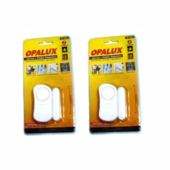 OPALUX - Mini Alarma Puerta/Ventana VITRINA Antirrobo -Sensor Magnético - PACK 2 UNIDADES