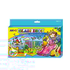 AMOS - Glass Deco 10.5ml. Decoración De Vidrios (Estuche X 12)