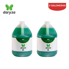 DARYZA - Lavavajilla líquido manzana galón DARYZA. Pack 2 galoneras