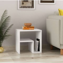 VENTITAS HOME - Mesa Auxiliar Barcelona Color Blanco