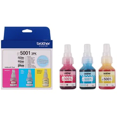 BROTHER - Pack 3 Tintas BT-5001 3PK-Tank Color