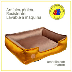 GENERICO - CAMA PARA PERROS 90X75CM TALLA XXL ANTIALÉRGICA Y LAVABLE