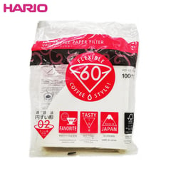 HARIO - Pack de 100 filtros para V60 1- 4 Tz