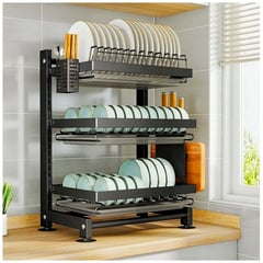 MINARI - Estante Organizador Escurridor de Platos para Cocina Premium 5141V