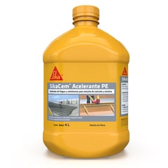 SIKA - Acelerante de fragua para concreto SikaCem Acelerante PE 4L