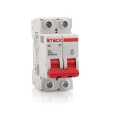 STECK - INTERRUPTOR TERMOMAGNETICO 2P 10A 6KA 400V