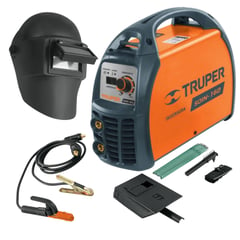 TRUPER - Combo Soldadora inversora 160A mascara de soldar electrodos 1Kg