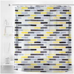 MINARI - Cortina de Baño Impermeable Accesorio para Ducha 180x180cm 49V -K