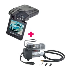 GENERICO - Camara Vehicular H198 HD más Compresor para Auto o Camioneta 12V