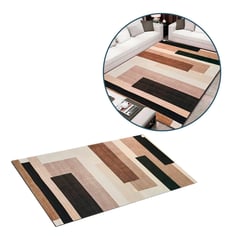 BUYPAL - Alfombra para Sala Piso Cuartos 160x230cm Madera