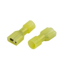 GENERICO - Terminal Totalmente Aislado Macho Amarillo (Cable 12-10awg) x 20UND