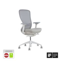 NIHM - Silla De Oficina Ergonómica Giratoria Nihmo 5 New Operativa Blanco