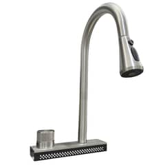 XM - MEZCLADORA DE COCINA CASCADA SATINADO MC304-0900