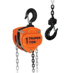 TRUPER - Tecle con cadena de 1 tonelada