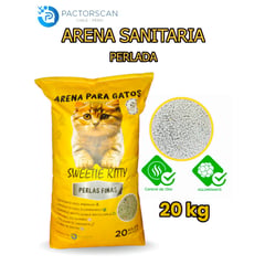 GENERICO - ARENA PARA GATOS ECOFRIENDLY BOLSA X 20 KG PERLAS FINAS